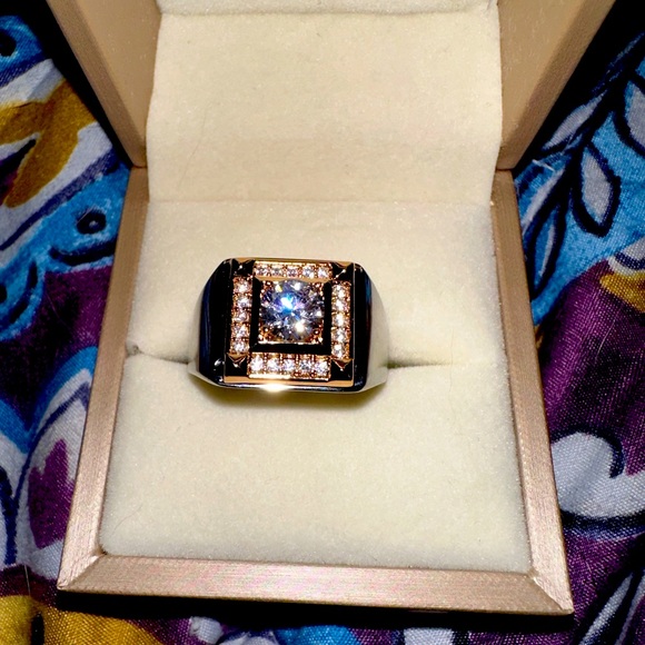 XIUPING MOISSANITE MENS RING SIZE 12! Brand new!! - Picture 1 of 4